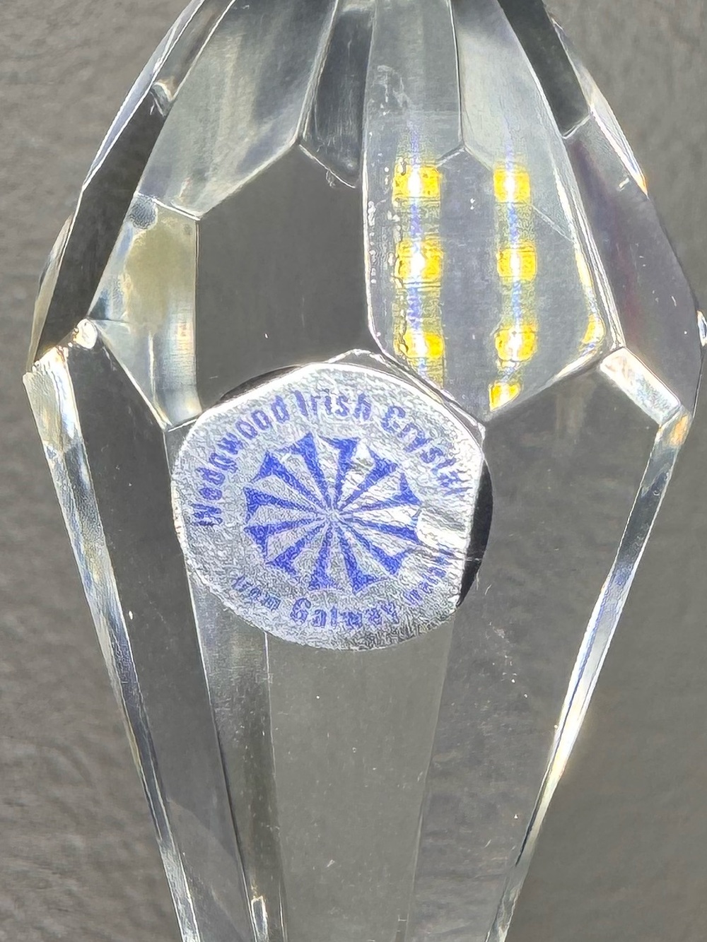 Wedgwood Galway Irish Crystal Decanter 14.5” Original Stopper Signed - Picture 2 of 8